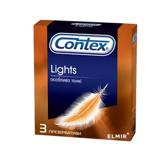 Презервативи Contex Lights ос тонкі 3шт