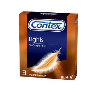 Презервативи Contex Lights ос тонкі 3шт