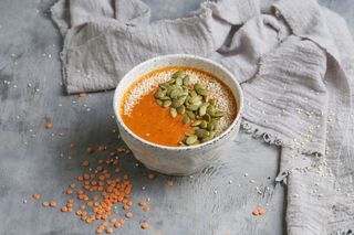 Կարմիր ոսպով կրեմապուր 