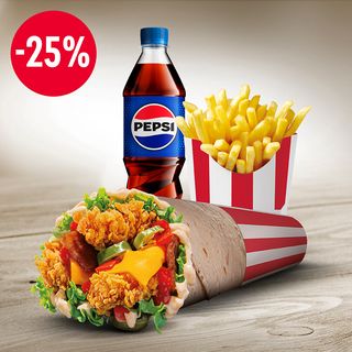 მეგა ვრაპერი ტრადიციული მენიუ