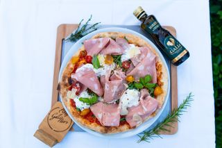 Pizza Mortadella e Pistachio Ø32cm