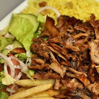 Plat chawarma poulet 