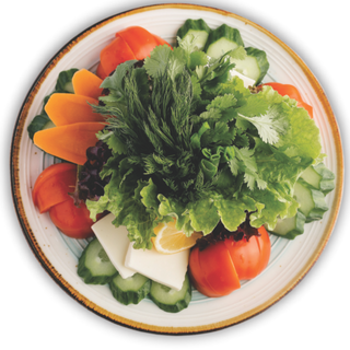 Нарезка из свежих овощей 