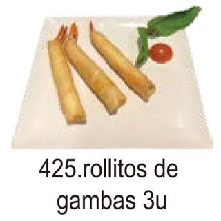 425.rollitos de gambas 4u