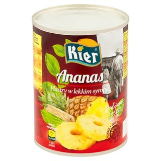 Ananas plastry w lekkim syropie Kier. 0.56кг