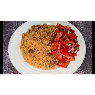 Special Pilau Full & Kachumbari