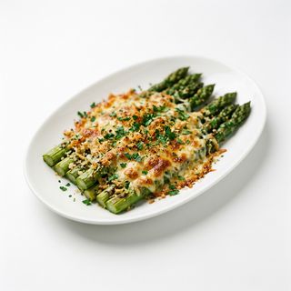 Espárragos Gratinados