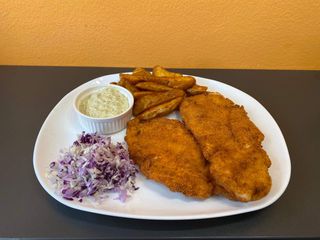 Pohovana piletina + palačinke Nutella