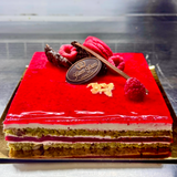 Entremet Délice Framboise 8 personnes