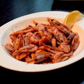 Жареные креветки 