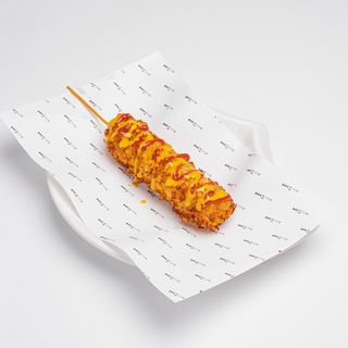 Корн дог с картофелем