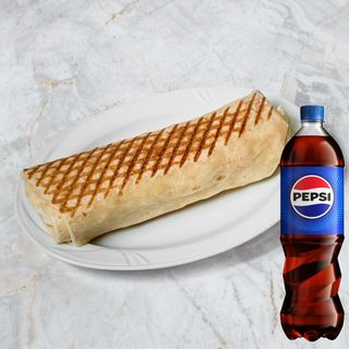 Rollo Kebab z serem duży + Pepsi 0,5l