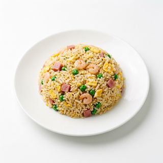 Arroz Frito Con Tres Delicias