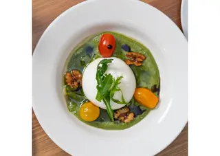 Burrata con pesto
