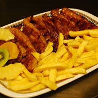 Picanha com Arroz de Feijão