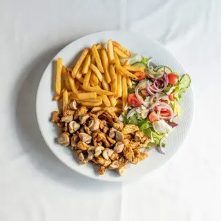 Shaorma z grillowanymi w zestawie