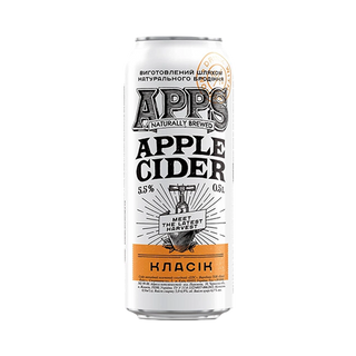 С/а нап Сидр APPS яблуко  0,5л ж/б