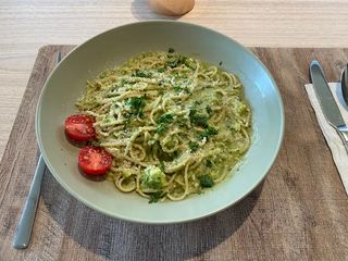 Pasta Pesto, penne ou spagetti