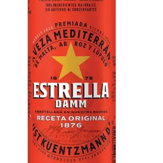 Estrella Damm, lata