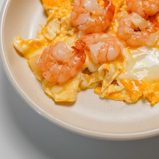 Omelette aux Crevettes