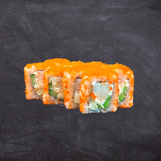 Ролл Калифорния с креветками / Roll California cu creveți