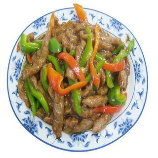 Ternera con pimientos