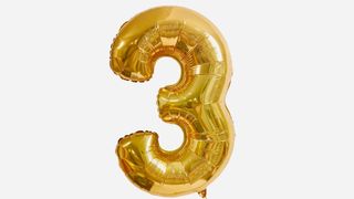 Balon foliowy 92cm złoty 3