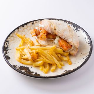 Montadito de Gambas con Alioli