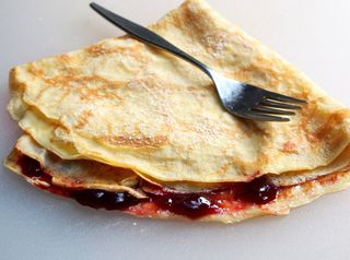 Crepe com Compota