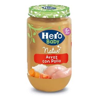 Tarrito de Pollo con Arroz +6 Meses Hero Baby 235 Gr.