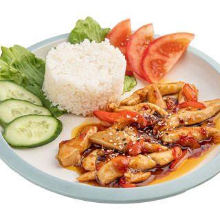  Курица в кисло-сладком соусе