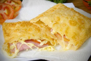 Pastel Frito De Jamón Com Queso (1 Ud.)