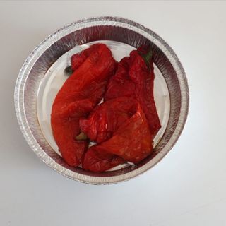 Ración de pimientos fritos.