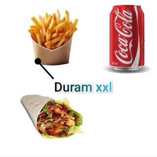 Menú 1 Durum Kebab (XXL)