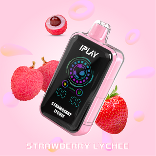 IPLAYS BURST Strawberry Lychee Pink, 45000 Puffs