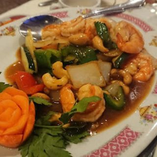 Langostinos Con Anacardos