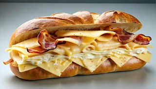 Patatine cheddar e bacon