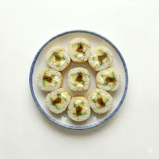 Futomaki Kampyo, aguacate mayonesa  (9 Uds.)