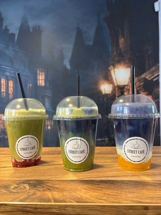 Mango matcha  niebieska