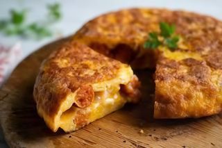 Tortilla de txistorra