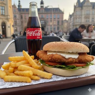 Panino cotoletta menù