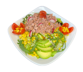 63. Insalata con mousse di tonno