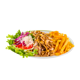 Piatto kebab doppia carne