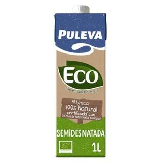 Leche Semidesnatada Ecológica Puleva Brik 1 L.