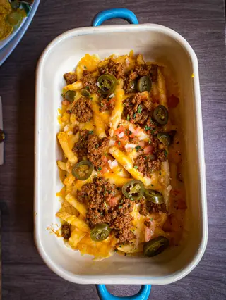 Yukatán Fríes Chili Carne