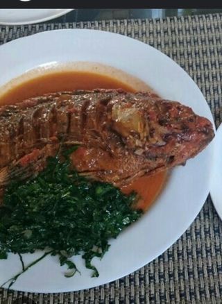 Fish Stew served with Ugali