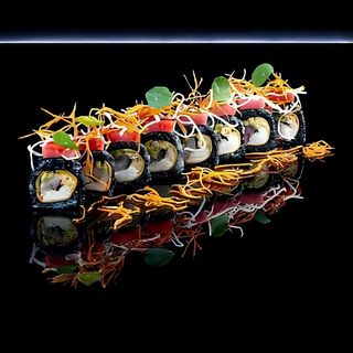 Філадельфія Black з тунцем (360гр)