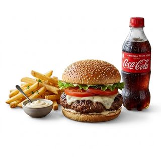 Jumbo Beef burger Combo