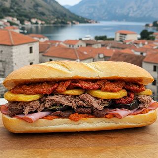MeatMax – Loaded Meat & Veggie Explosion Sandwich 620gr