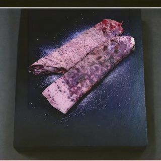 Clătită cu gem de zmeură